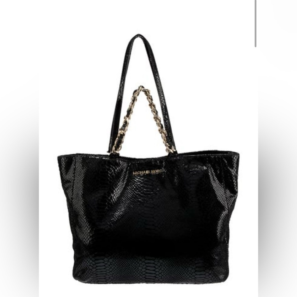 Michael Kors Snake Embossed Leather Bag